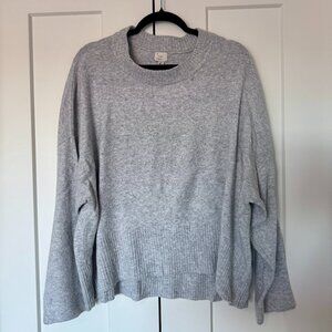 a new day Gray Crewneck Sweater, Size Extra Large